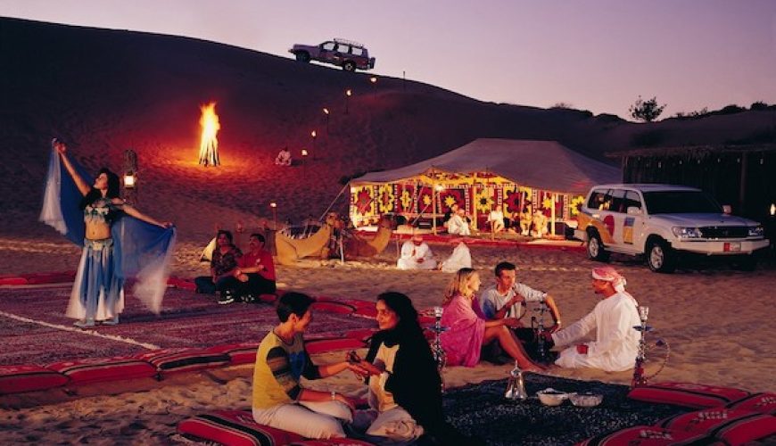 أشهر أماكن التخييم في صحراء دبي