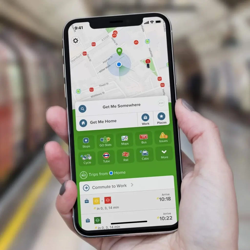 دليلك الشامل لتطبيقات السفر في لندن