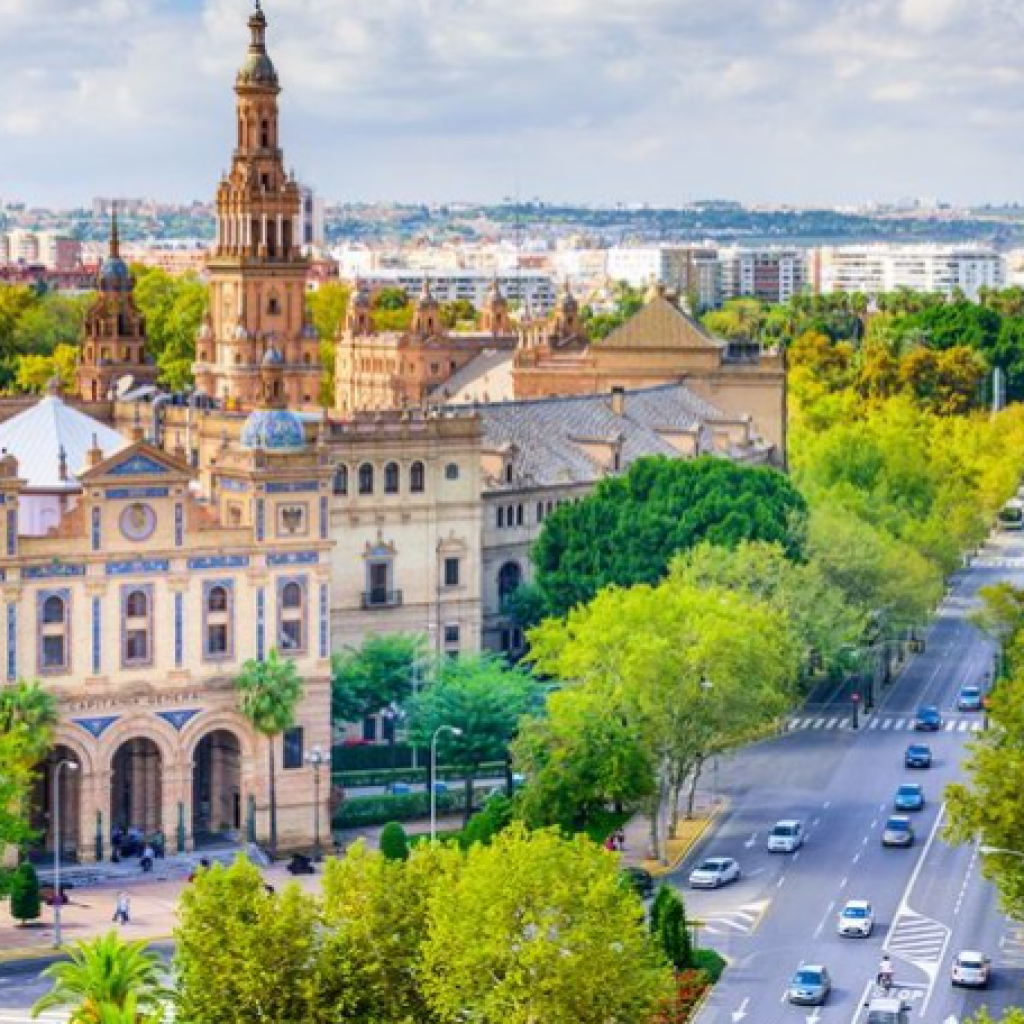 رحلة من مدينة مدريد إلى مدينة إشبيلية