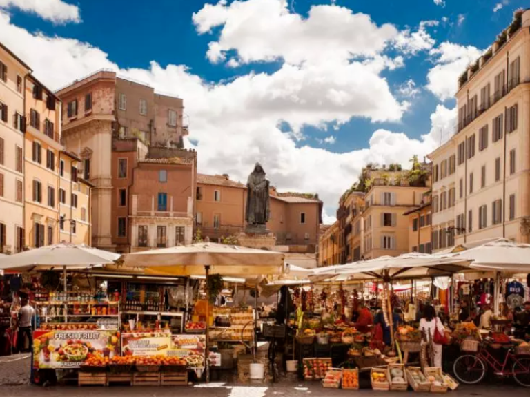 أهم الأسواق الشعبية في مدينة روما