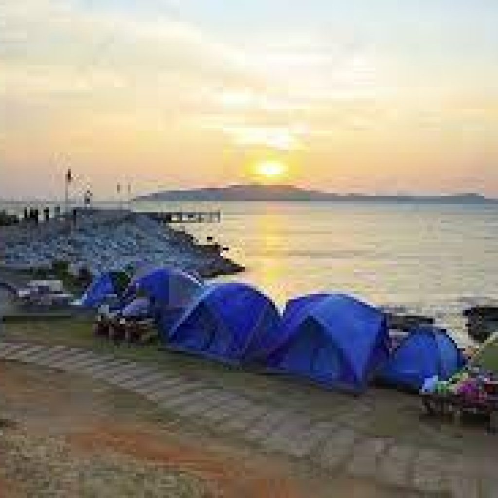 التخييم في شاطئ الدخان5