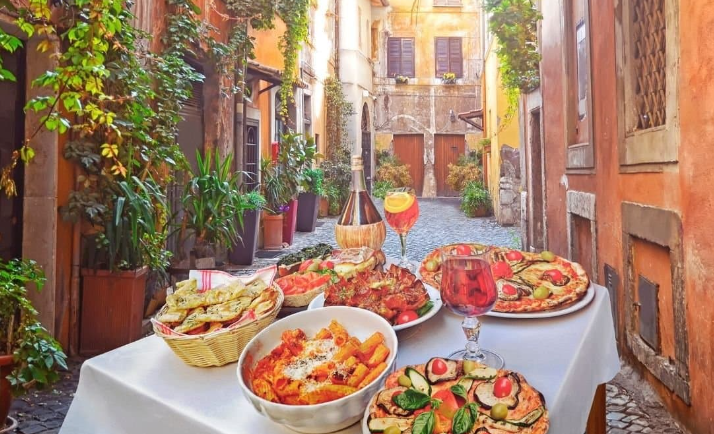 أفضل المطاعم في مدينة روما بنوعية الطعام المقدم